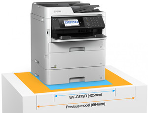 מדפסת ‏הזרקת דיו משולבת Epson WorkForce Pro WF-C579RDTWF