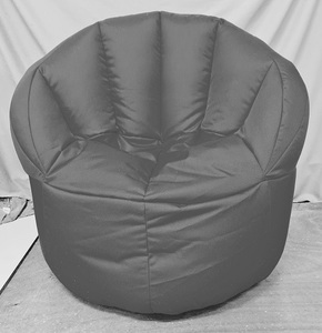 פוף מניפה אפור