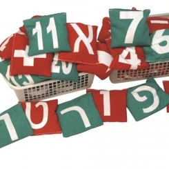 סט תחושה אותיות ומספרים 27 יח