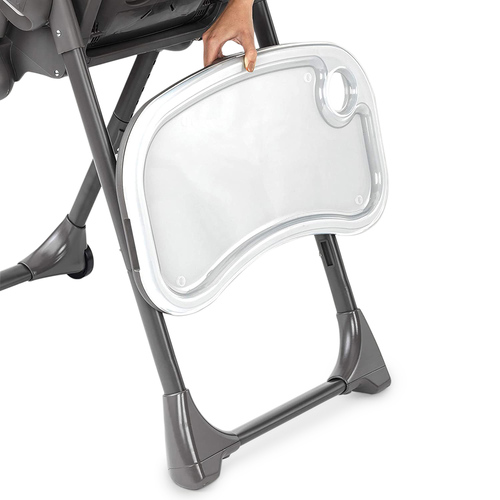 כסא אוכל עם 7 מצבי גובה ו 3 מצבי שכיבה / ישיבה פולי Polly - שחור