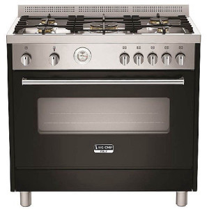 תנור משולב כיריים רוחב 90 ס"מ BERTAZZONI מסדרת BIG CHEF TES95C61