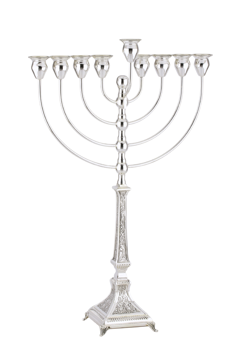 חנוכיית ארוזית ריקוע S