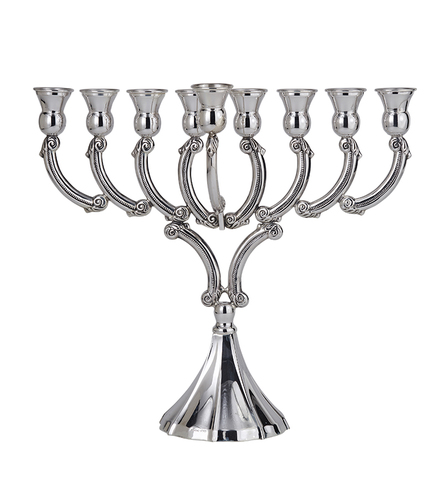 חנוכיה קשת קטנה רגל וילון