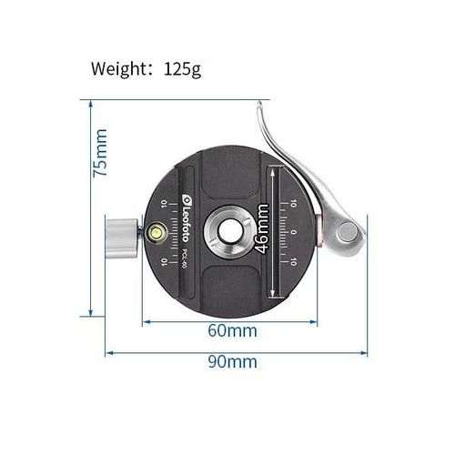 בסיס פנורמי כולל פלטה לשחרור מהיר Leofoto PCL-60+NP-60