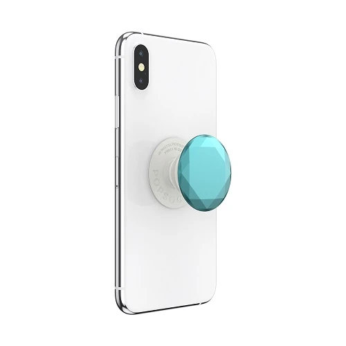 Popsocket דגם Metallic Diamond Aquarius Blue - - PopSockets