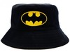 כובע טמבל 100% כותנה עם סמל גיבור העל באטמן שחור