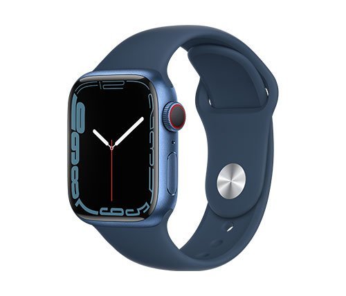 שעון חכם Apple Watch Series 7 41mm Aluminum Case Sport Band GPS אפל