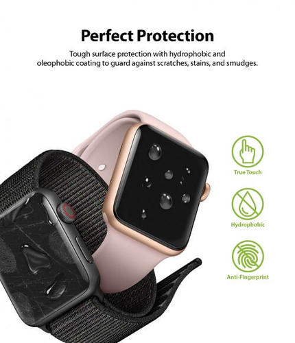 מדבקות הגנה למסך שעון Ringke Apple Watch 44mm