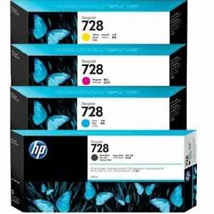 סט דיו מקורי שלם HP 728