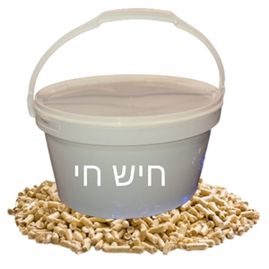 חול איכותי לחתולים ומכרסמים נסורת דחוסה שבבי עץ 3 ק"ג (בשקית)