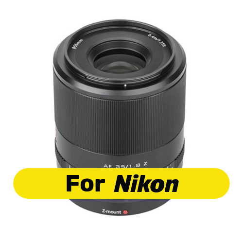 עדשה viltrox lens 35 f/1.8 AF למצלמת Nikon Z
