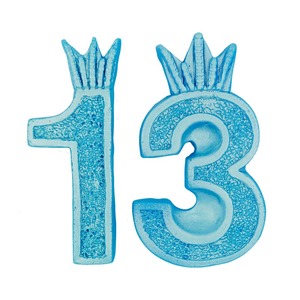פיסול בצק סוכר 13 כחול
