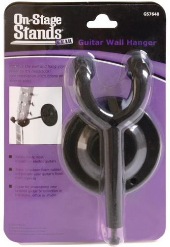זוית נוספת On Stage GS7640 Wall-Mount Guitar Hanger