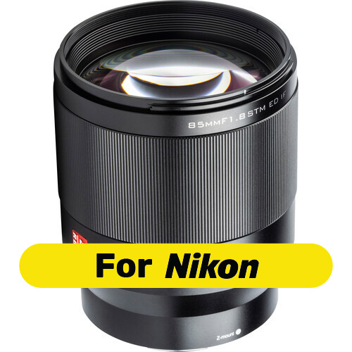 עדשה viltrox lens 85 f/1.8z z-mount למצלמת Nikon