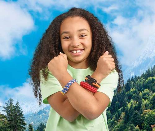 ערכה להכנת צמידים עם מיתרי מצנח + 2 אבזמי מצפן  