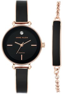 Anne Klein Anne Klein AK/3620BKST Bracelet Gift Set