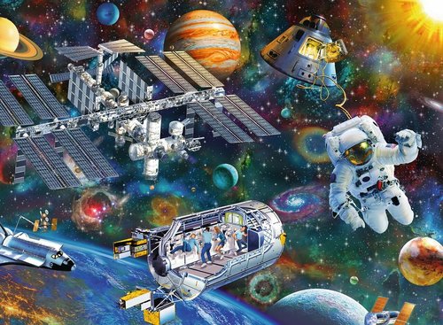 פאזל לילדים Ravensburger Cosmic Exploration - חלקים 200
