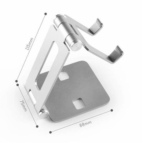 מעמד מתכוונן מאלומיניום לטלפון נייד \ טאבלט עד 10 אינץ S11