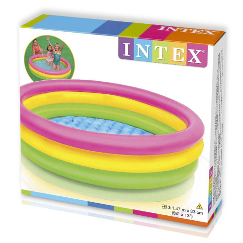 בריכה 3 קומות צבעי גלידה 147X33 ס