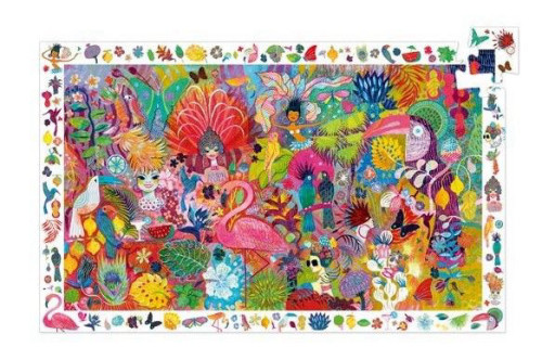 פאזל 200 חלקים מסגרת - הקרנבל של ריו 