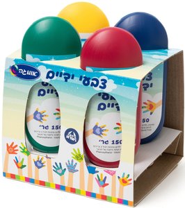 צבעי ידיים - 4 בקבוקונים