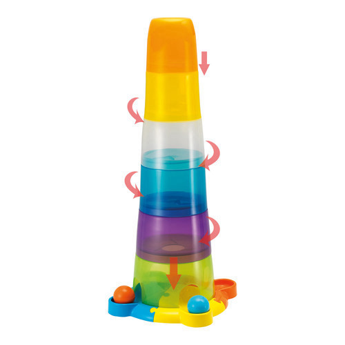 פעלולון מגדל כוסות השחלת כדורים