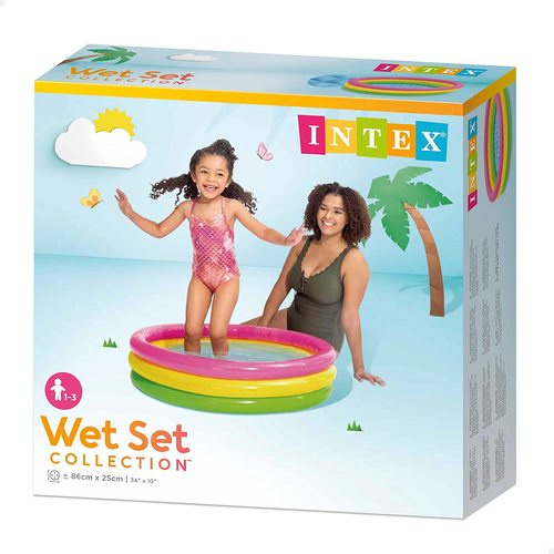בריכה 3 קומות צבעי גלידה 86X25 ס