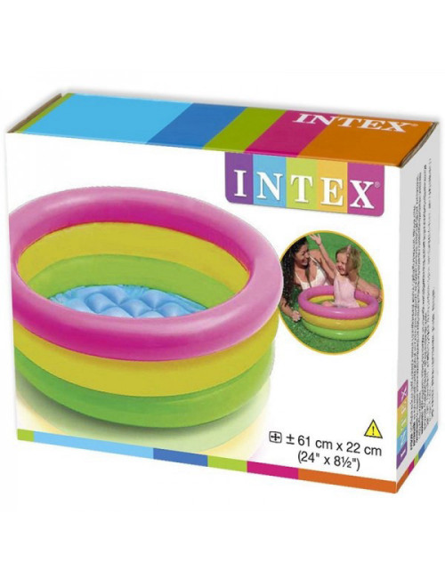 בריכה 3 קומות צבעי גלידה 61X22 ס