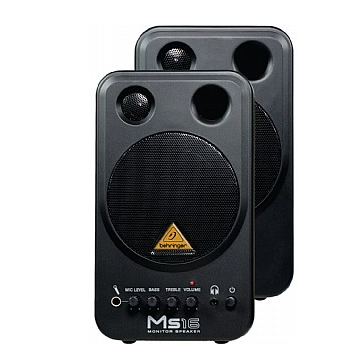זוג מוניטורים אולפניים Behringer MS16