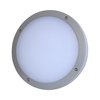 צמוד קיר עגול אפור SNOW IP65 30W אור חם 120°