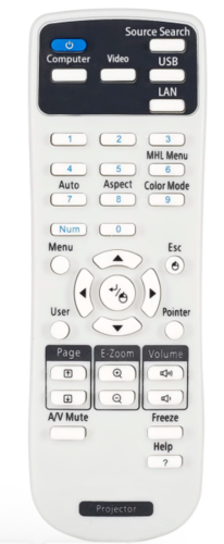 שלט לפרוג'קטור מקרן EPSON