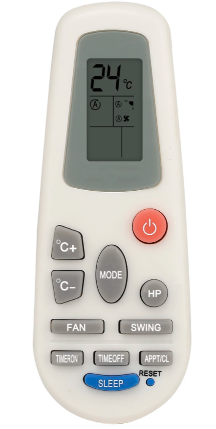 שלט תואם ‏למזגנים Hisense הייסנס דגם RCH
