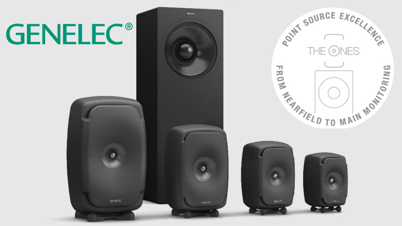 2 מוניטורים חדשים וסאב מ Genelec