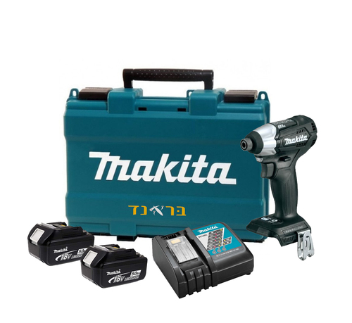 מברגת אימפקט 18V + שתי סוללות 5.0AH