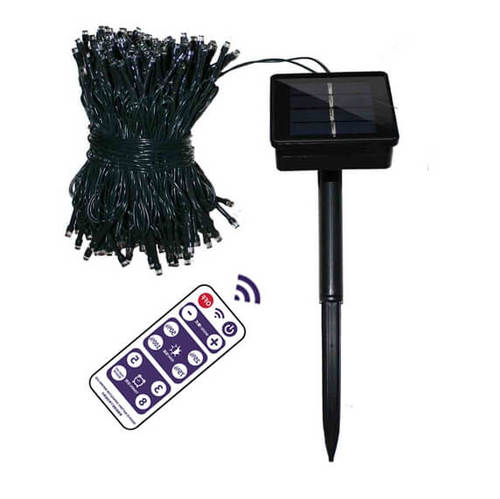 וילון סולארי דקורטיבי 320 LED לבן חם כולל שלט