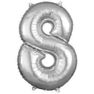 בלון מיילר ספרה 8 כסף