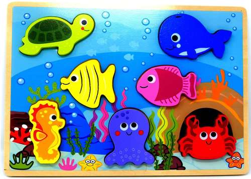 פאזל תלת מימד עולם הים PIT TOYS