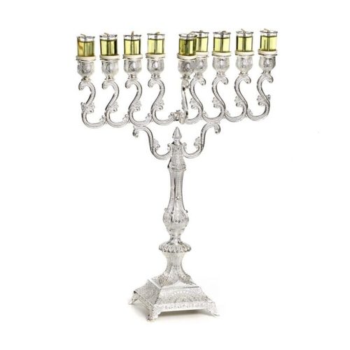 חנוכייה טווס 