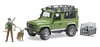 ג'יפ שטח ברודר Land Rover Defender כולל שמות שומר יערות וכלב ציד - לילדים ואספנים