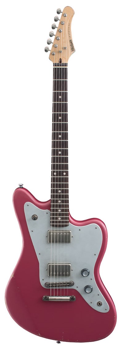 גיטרה חשמלית Maybach Jazpole 63 Burgundy Mist Aged