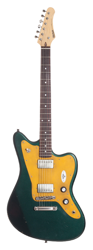 גיטרה חשמלית Maybach Jazpole 63 Caddy Green Metallic