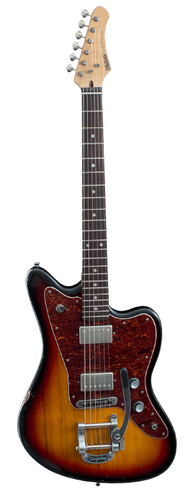 Maybach Jazpole '63 Bigsby B5 3-Tone Sunburst Aged