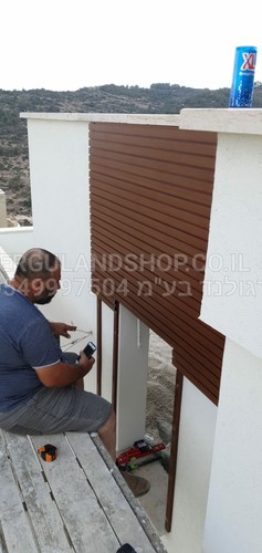 חיפוי קירות חכם מאלומיניום - מדגים פסים של 4 ס