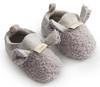 נעלי בית לתינוק עם ריפוד פנימי וסוליה מונעת החלקה מידה S (0-6 חודשים) - אפור