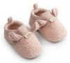 נעלי בית לתינוק עם ריפוד פנימי וסוליה מונעת החלקה מידה S (0-6 חודשים) - פודרה