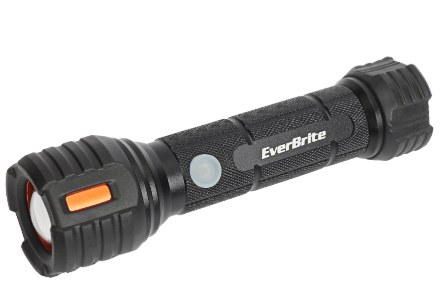 פנס נטען מקצועי עם פוקוס דגם: E011107  מתוצרת EverBrite