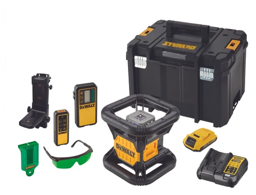 פלס לייזר ירוק מסתובב נטען DeWALT DCE079D1G 18V