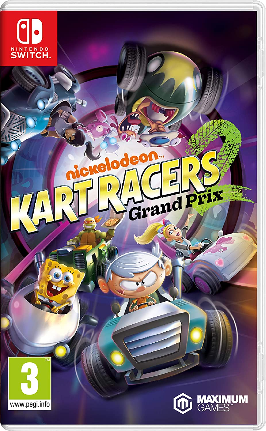 Switch Nickelodeon Kart Racers 2: Grand Prix -קוד דיגיטלי