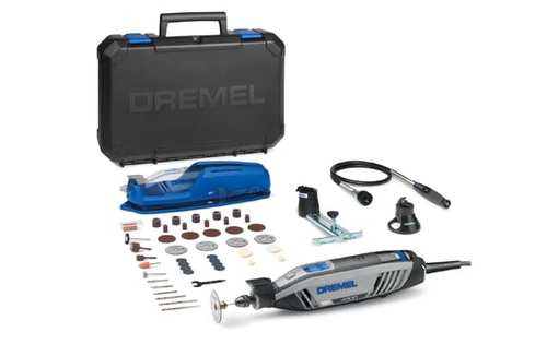 דרמל 4300JA דיגיטלי + 45 אביזרים ו- 3 עזרים DREMEL + פוטר אוטומטי