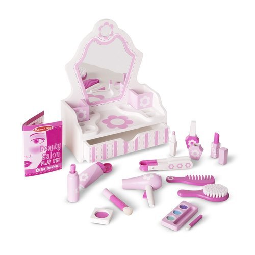 שולחן איפור וטיפוח מעץ Melissa & Doug